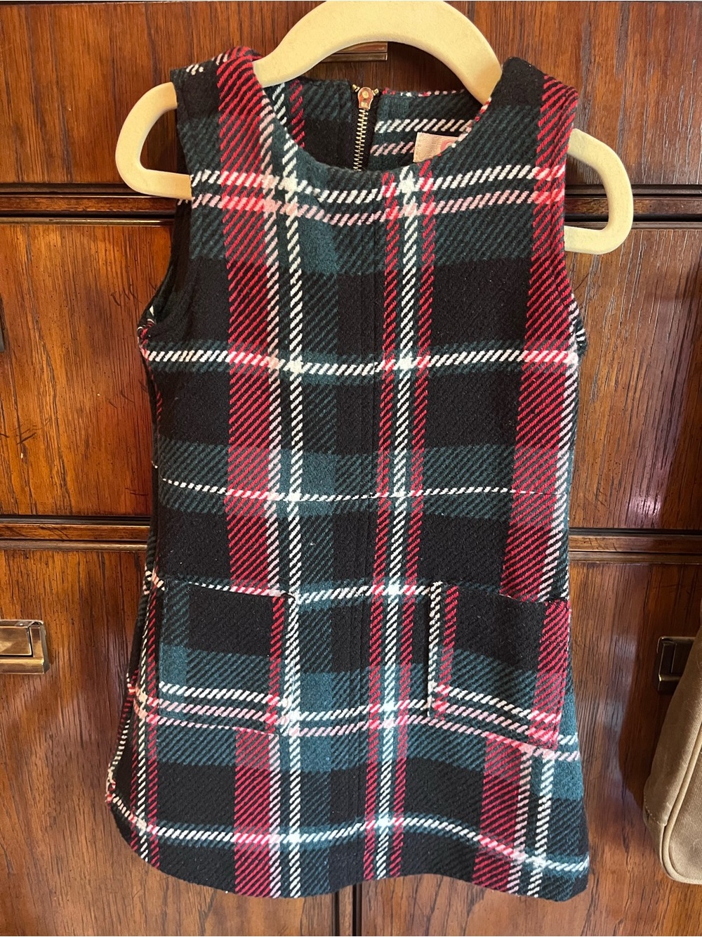 Giani Bini Girls Plaid Sleeveless Dress - Size 4